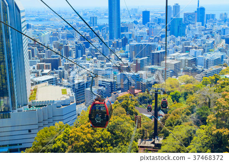 Overlooking Kobe from the ropeway Overlooking Kobe from the ropeway 37468372