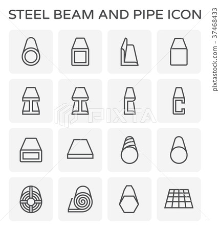 beam pipe icon 37468433