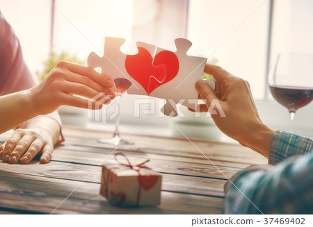 couple on Valentines day couple on Valentines day 37469402