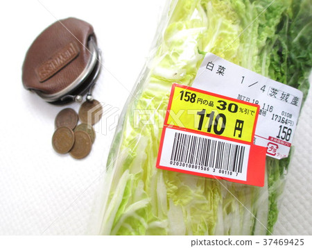 Chinese cabbage and money for price reduction products 37469425