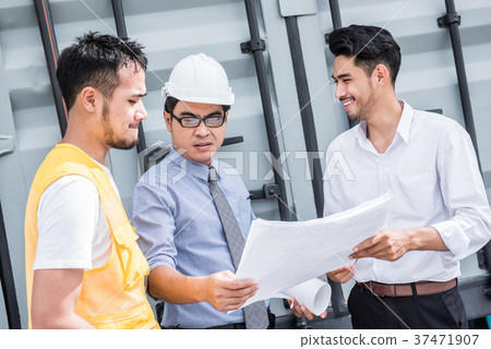 engineers and teamwork, meeting for successful  37471907