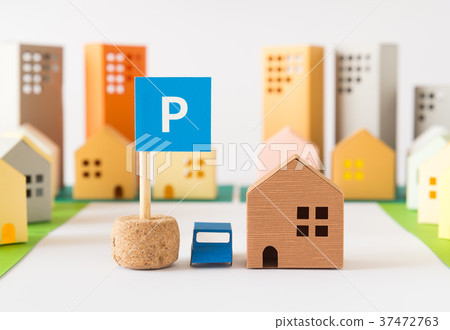 Parking lot in the town Parking in the residential area Parking proof car car Parking lot in the town Parking in the residential area Parking proof car car 37472763