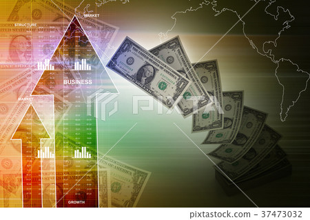 pile of US federal reserve notes 37473032