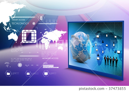 virtual buttons - Stock Illustration [37473855] - PIXTA