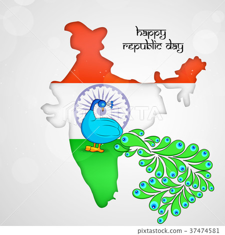 illustration of Indian Republic Day background 37474581