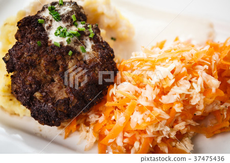 Minced beef cutlet Minced beef cutlet 37475436