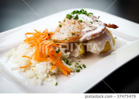 Chicken Stuffed with cream cheese Chicken Stuffed with cream cheese 37475479
