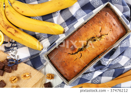 freshly baked hot delicious banana bread freshly baked hot delicious banana bread 37476212