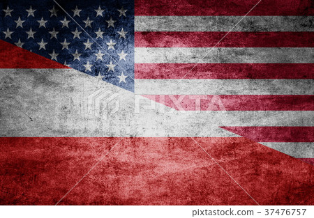Country relations. Flags on textured background Country relations. Flags on textured background 37476757