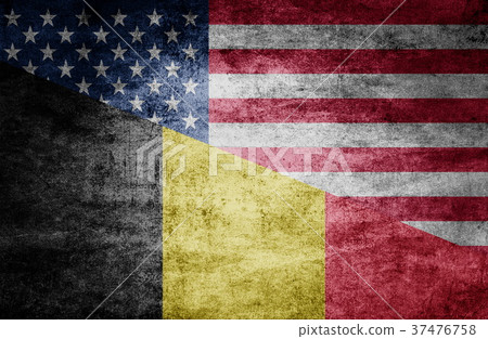 Country relations. Flags on textured background Country relations. Flags on textured background 37476758