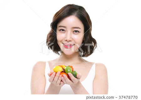 美容,護膚,美容,20多歲,女孩,滴番茄,維生素 美容,護膚,美容,20多歲,女孩,滴番茄,維生素 37478770