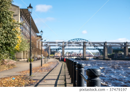 Quayside along Tyne River in Newcastle 37479197