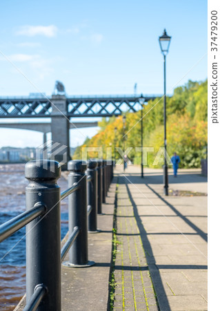 Quayside along Tyne River in Newcastle 37479200