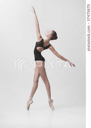 Young classical dancer isolated on white Young classical dancer isolated on white 37479870