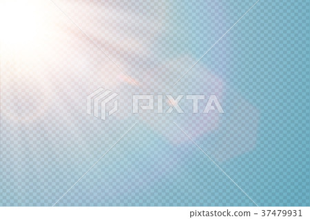 Vector transparent sunlight special lens flare 37479931