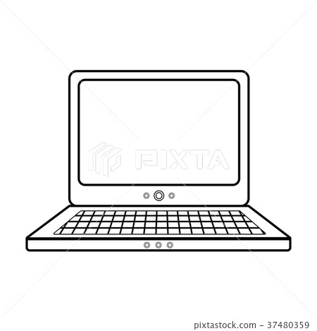 Laptop computer icon image Laptop computer icon image 37480359