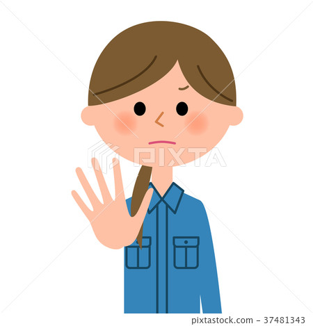 工作服的女人 37481343