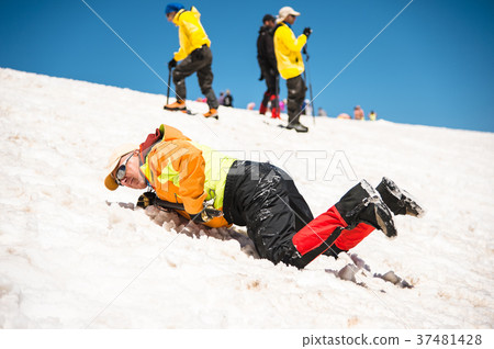 Learning to slip properly on a slope or glacier Learning to slip properly on a slope or glacier 37481428