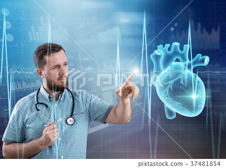 Modern medicine cardiology concept Modern medicine cardiology concept 37481854