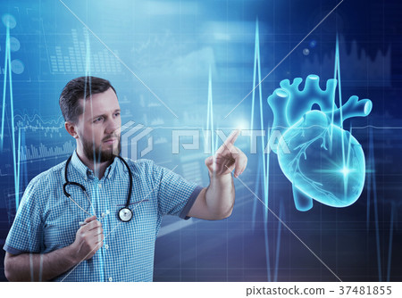 Modern medicine cardiology concept Modern medicine cardiology concept 37481855