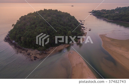 sunset at Kala island endwise of Layan beach 37482743