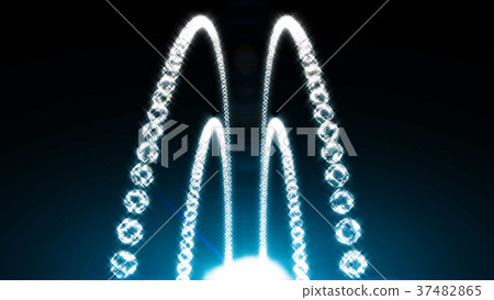 Glitter vintage diamonds background 3D rendering 37482865