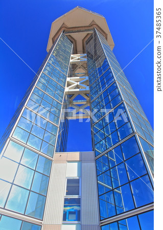 Dumpling port tower under fine weather Dumpling port tower under fine weather 37485365