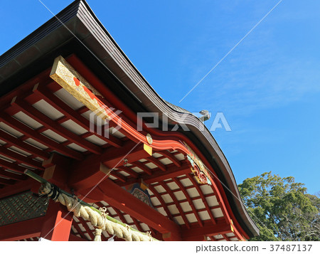 The dance hall of Tsuruoka Hachimangu. 2018/1/7 37487137