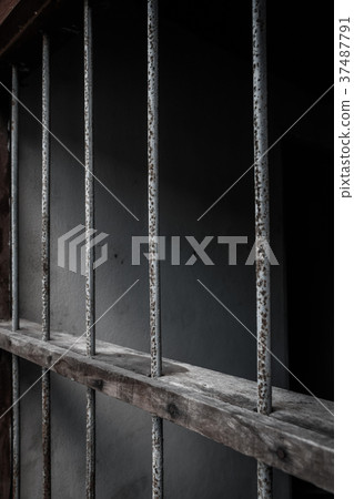 iron metal rusty window bar 37487791