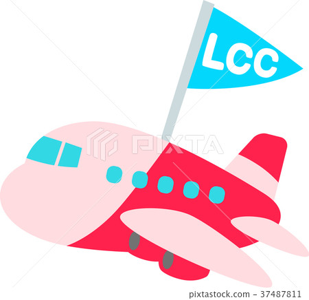 LCC, cheap airline airliner 37487811