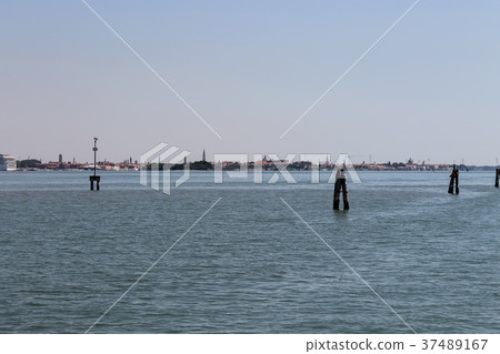 View of the Adriatic Sea near Vienice, Italy View of the Adriatic Sea near Vienice, Italy 37489167