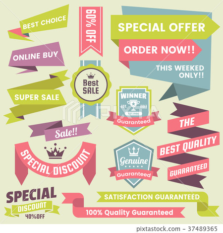 Vintage Retro Vector Logo for banner Vintage Retro Vector Logo for banner 37489365
