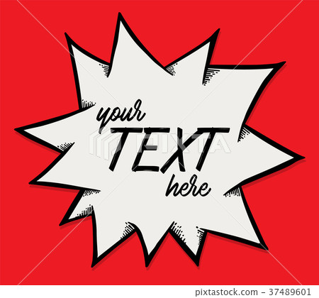 Text explode drawing style. Vector illustration. Text explode drawing style. Vector illustration. 37489601