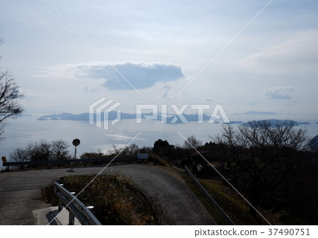 從Kashiwaoka市Otakiyama看見的Kasaoka群島 37490751