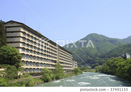 Tone River和Kamimaki Onsen的融水 37491133