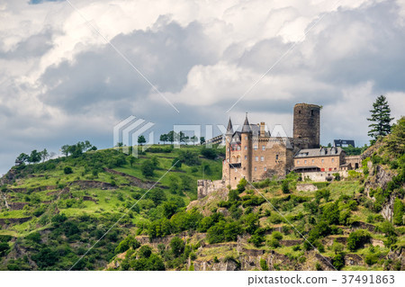 Katz Castle at Rhine Valley Katz Castle at Rhine Valley 37491863