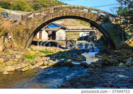長崎縣雲仙市Kanehama Meganbashi小濱町 37494733