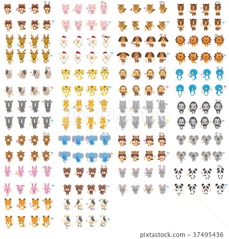 Set of animals 37495436