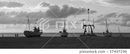 Beautiful summer clouds over the Jammerbugten.  37497296