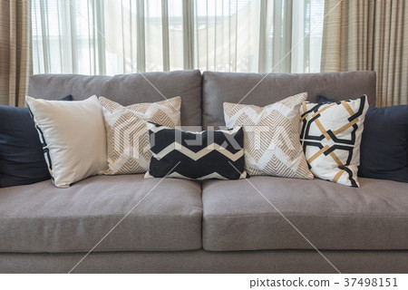 luxury living room style with set of pillows luxury living room style with set of pillows 37498151