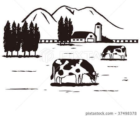 Ranch illustration - Stock Illustration [37498378] - PIXTA