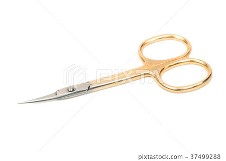Manicure scissors isolated 37499288