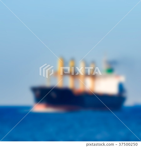 Cargo ship - blurred image Cargo ship - blurred image 37500250