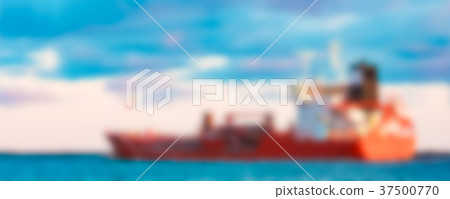 Cargo ship - blurred image 37500770