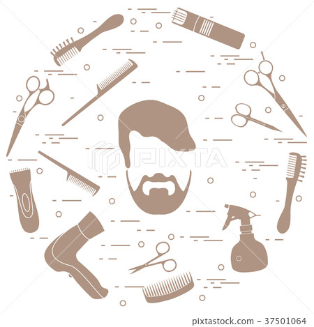 men hairstyles, beards and mustaches, hairdresser men hairstyles, beards and mustaches, hairdresser 37501064
