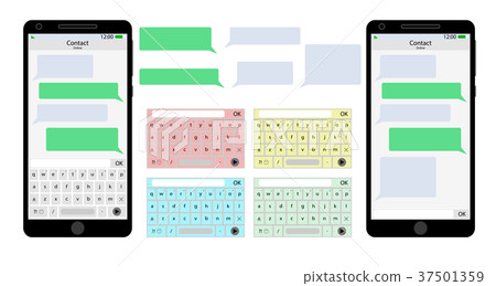 Messenger mobile phone user interface 37501359