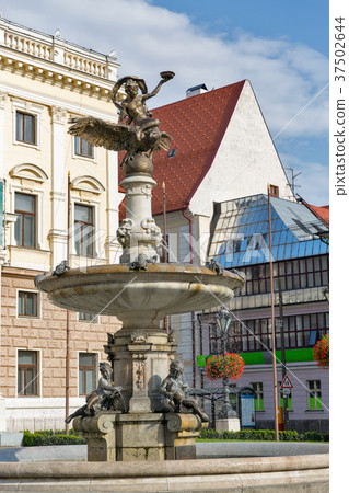 Ganymede's Fountain in Bratislava, Slovakia. 37502644