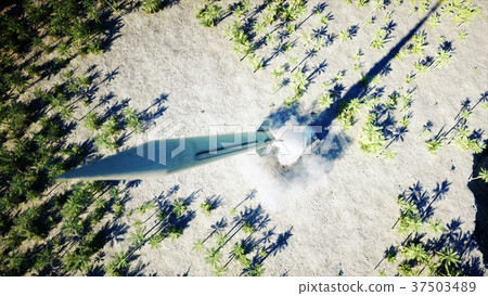 Nuclear ballistic rocket, complex. Launch rocket 37503489