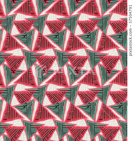 Striped triangles on gray overlapping Striped triangles on gray overlapping 37504791