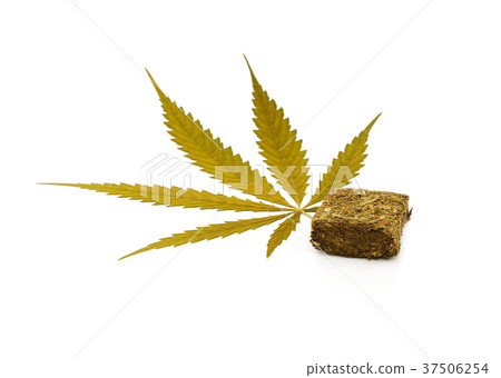 Medical marijuana isolated on white background. Medical marijuana isolated on white background. 37506254